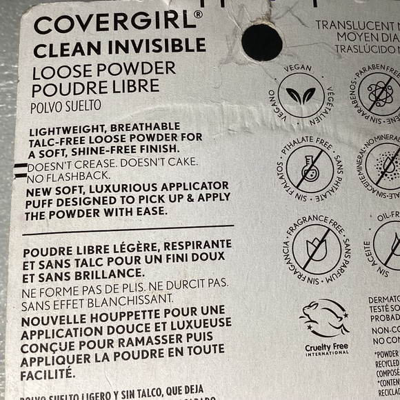 Covergirl Clean Invisible Loose Powder 130 Translucent Medium Warm - Picture 7 of 7